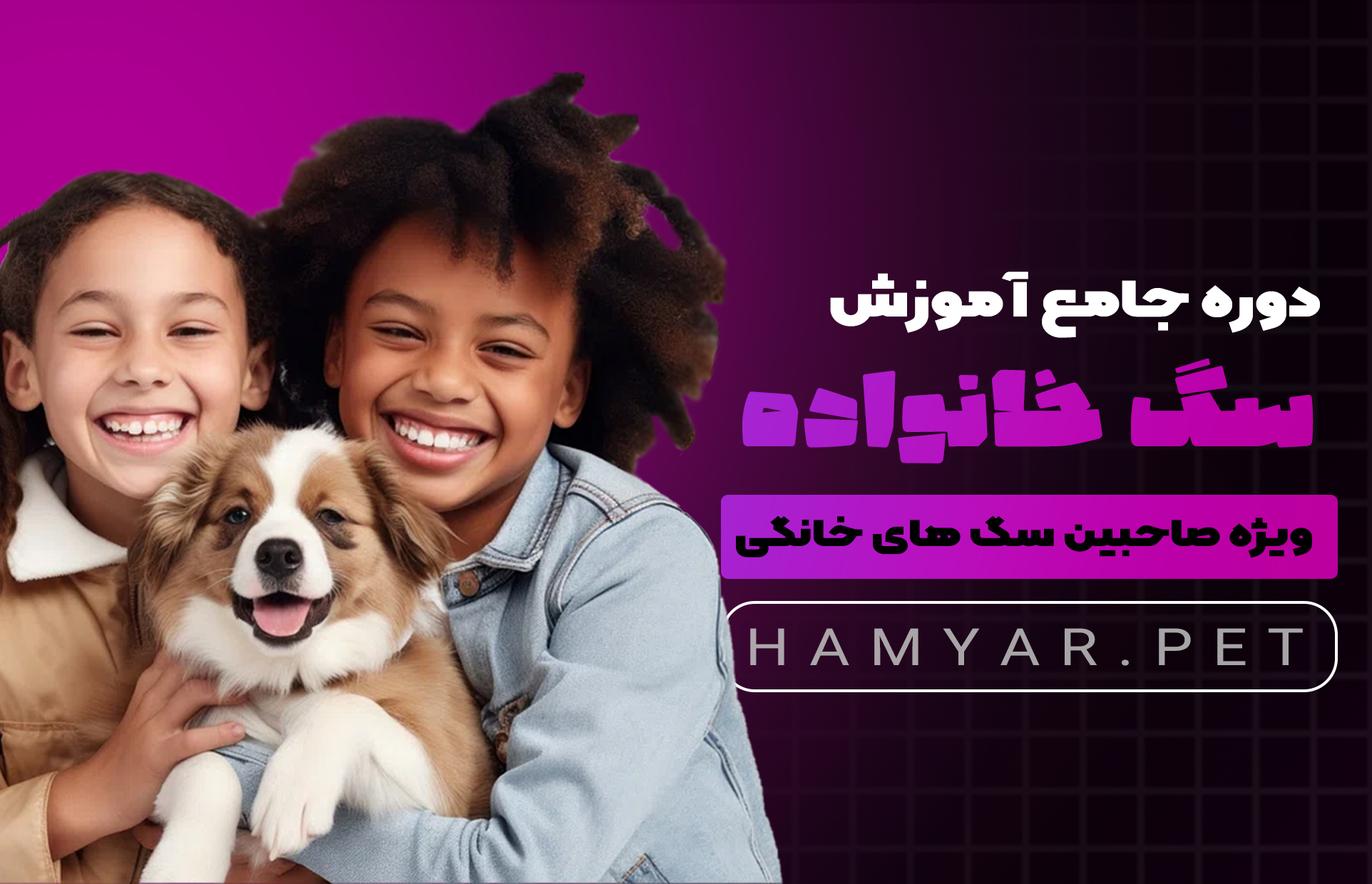 دوره آموزش سگ خانه و خانواده